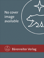 Bärenreiter Singing Score, Anthology, Urtext edition
